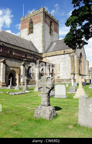 La Cathédrale de St Asaph, au nord du Pays de Galles. Banque D'Images