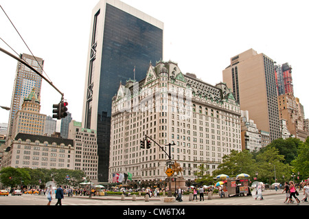 Le Plaza Hotel Grand Army Plaza New York Ville Manhattan 5th Avenue Banque D'Images