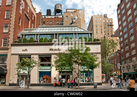 Hermes Madison Avenue Upper East Side New York Ville Manhattan Banque D'Images