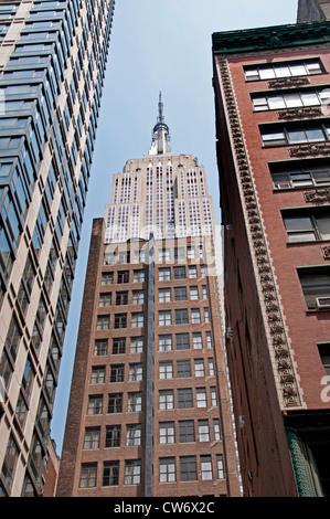 Empire State Building Manhattan New York United States of America Banque D'Images