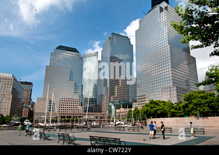 Centre financier Harbour Port One World Trade Center New York Ville Manhattan Banque D'Images