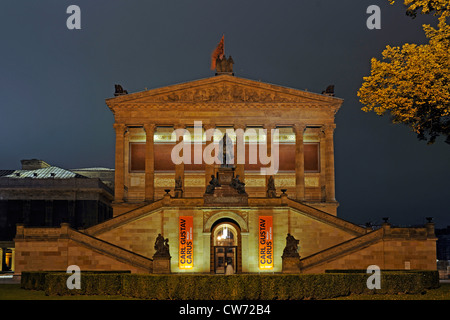 Ancienne Galerie Nationale, Alte Nationalgalerie, sur l'île aux musées, en Allemagne, Berlin Banque D'Images