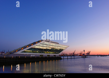 Bâtiment de bureaux Dockland, Allemagne, Hambourg Banque D'Images