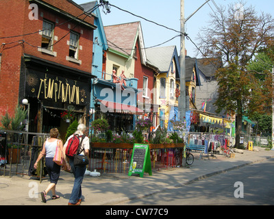 Kensington Market, Toronto et Bohème ethnique Shopping Area Banque D'Images