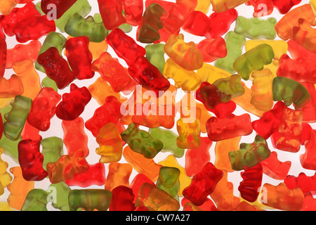 Ours gummi multicolores Banque D'Images