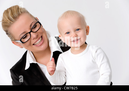 Mère et fille Banque D'Images