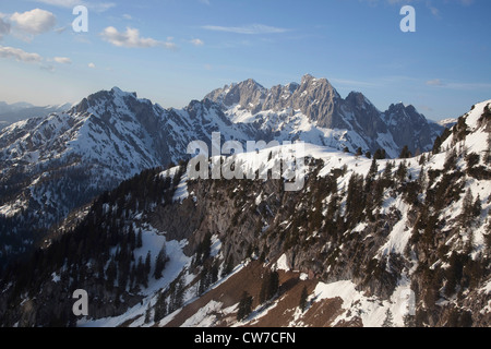 En montagne Hochkalter Berchtesgadener Alpen, Allemagne, Bavière, NP Berchtesgaden Banque D'Images