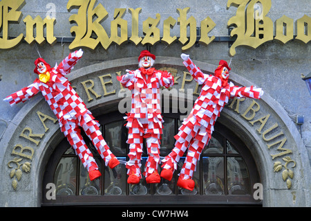 Nubbel dans Cologne, figure traditionnelle du carnaval de Cologne, en Allemagne, en Rhénanie du Nord-Westphalie, Cologne Banque D'Images