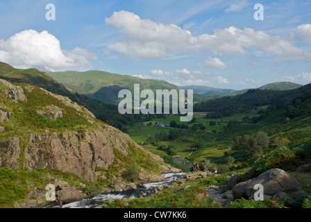 Easedale, près de Grasmere, Parc National de Lake District, Cumbria, Angleterre, Royaume-Uni Banque D'Images