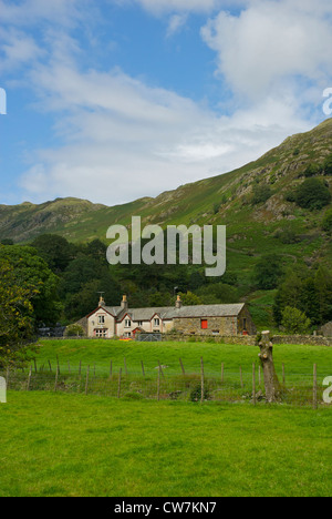 Brimmer Head Farm, Easedale, près de Grasmere, Parc National de Lake District, Cumbria, Angleterre, Royaume-Uni Banque D'Images