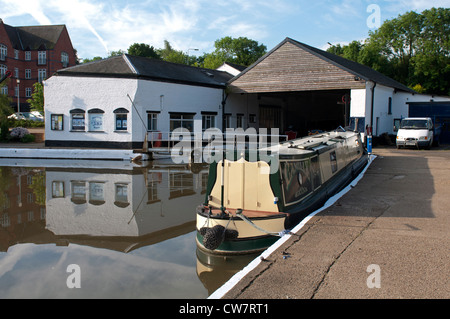 Marina Braunston, Northamptonshire, Angleterre Banque D'Images