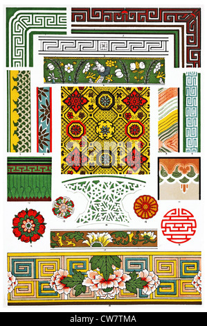 Ornements chinois Banque D'Images