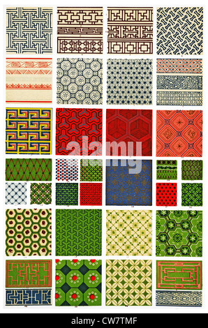 Ornements chinois Banque D'Images