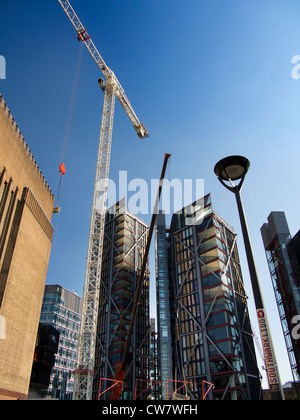 Nouveau développement résidentiel de luxe à Millside, près de Tate Modern Gallery, Londres Banque D'Images