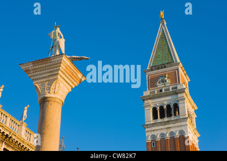 Le Campanile de la Place Saint-Marc, Venise, Italie Banque D'Images