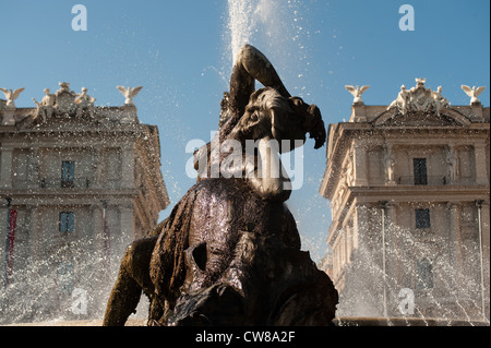 La Fontana delle Naiadi dans la Piazza della Repubblica à Rome, Italie. Banque D'Images