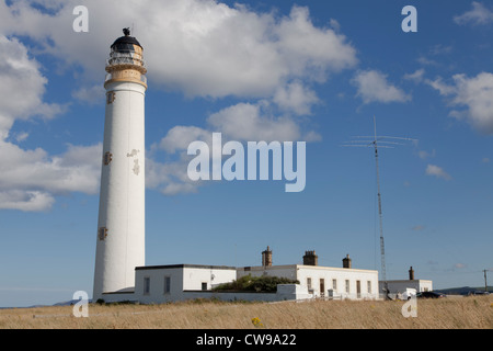 Barn's Ness phare, près de Dunbar, Lothian, Ecosse Banque D'Images