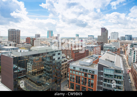 Photo aérienne du centre-ville de Birmingham. West Midlands, Angleterre. Banque D'Images