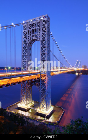 George Washington Bridge. Banque D'Images