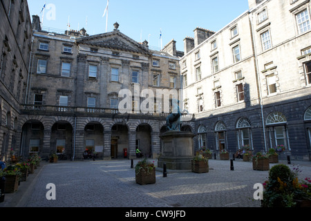 Siège du conseil de ville d'Edimbourg Edimbourg ecosse city chambers uk united kingdom Banque D'Images