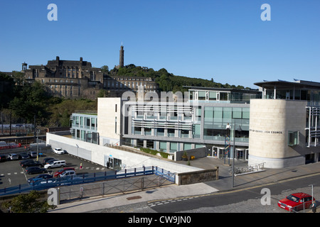 Ville d'Édimbourg a son siège administratif cour waverley edimbourg ecosse uk united kingdom Banque D'Images