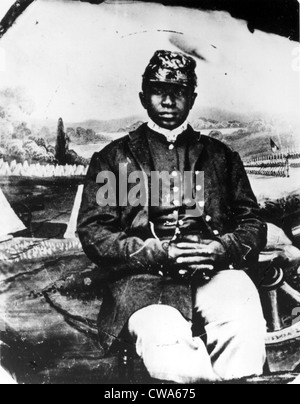 La guerre civile-soldat de la 54e Infanterie durant la Guerre Civile.. Avec la permission de la CSU : Archives / Everett Collection Banque D'Images