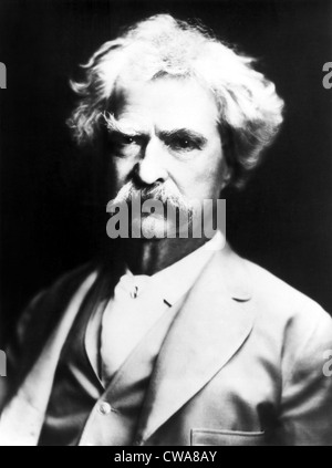 Mark Twain. Avec la permission de la CSU : Archives / Everett Collection Banque D'Images