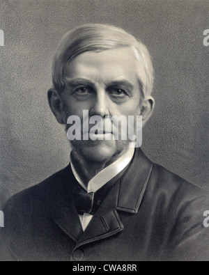 Oliver Wendell Holmes, Sr (1809-94) était un écrivain et poète américain. Son poème, 'vieux', a empêché l'Ironsides Banque D'Images