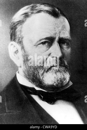 ULYSSES S. Grant dans le 1870,s.. Avec la permission de la CSU : Archives / Everett Collection Banque D'Images