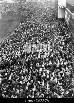 Des gradins du Stade des Yankees, New York, 1937. Avec la permission de : Archives CSU/Everett Collection Banque D'Images