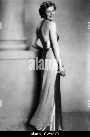 Eva Braun, compagne d'Adolf Hitler. ca. 1945. Avec la permission de : Archives CSU/Everett Collection Banque D'Images