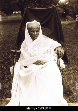 Harriet Tubman (1820-1913) dans la vieillesse, 1911. African American Tubman échappé à l'esclavage du Sud et a aidé des centaines de gratuit Banque D'Images