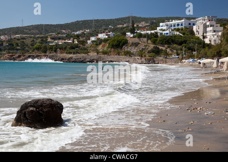 Ammoudara Beach, Crète, Grèce Banque D'Images