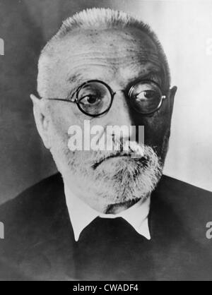 Miguel de Unamuno (1864-1936) Philosophe espagnol qui a défendu ses idéaux dans la face de deux dictateurs, général espagnol Banque D'Images