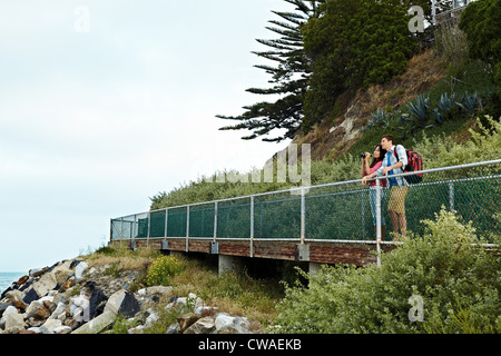 Jeune couple sur demande Banque D'Images