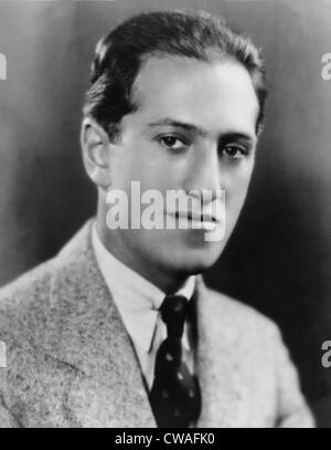 George Gershwin (1898-1937), compositeur américain de musique pour le théâtre musical et orchestre symphonique. L'année 1930. Banque D'Images