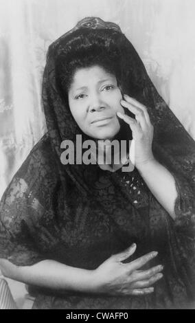 Mahalia Jackson (1911-1972), chanteuse de gospel afro-américain. Portrait par Carl Van Vechten, 1962. Banque D'Images