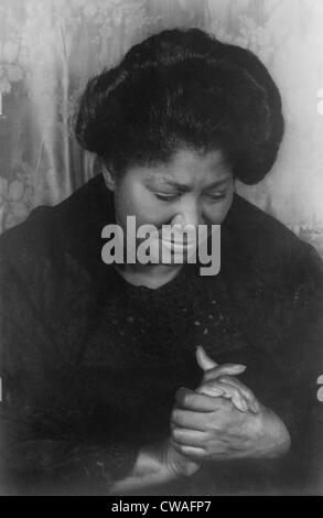 Mahalia Jackson (1911-1972), chanteuse de gospel afro-américain. Portrait par Carl Van Vechten, 1962. Banque D'Images