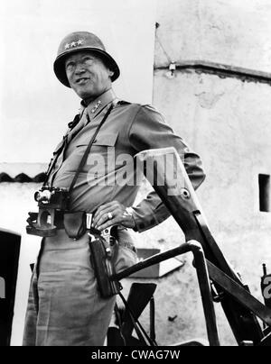 Le général George Patton, (1885-1945), Sicile, 1943 Banque D'Images