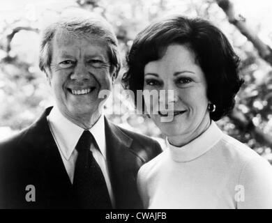 Jimmy Carter et Rosalynn Carter, 1977. Avec la permission de : Archives CSU/Everett Collection Banque D'Images