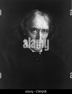 Irving, Henry Irving (1838-1905), acteur anglais a été le premier acteur à être fait chevalier par la reine Victoria en 1895. Banque D'Images