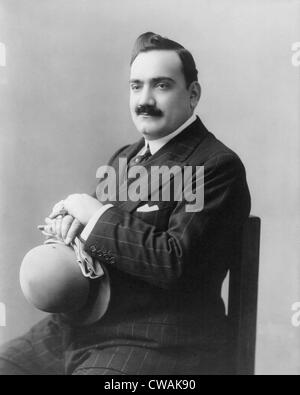 Enrico Caruso (1873-1921), ténor italien et international Celebrity en 1907. Banque D'Images