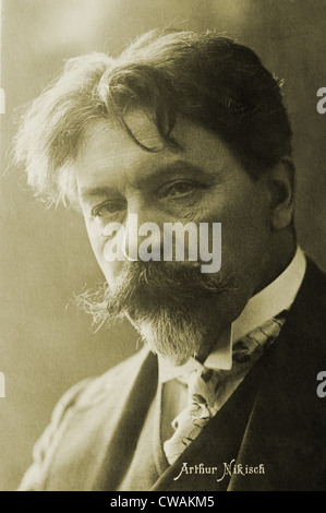 Arthur Nikisch (1855-1922), chef d'orchestre hongrois de le style romantique, le plomb des orchestres à Berlin, Hambourg, Leipzig, Londres, et Banque D'Images