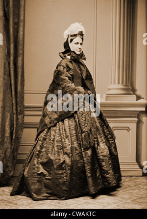 Adelina Patti (1843-1919), a été parmi les plus importants d'opéra du 19e siècle. Portrait prises par le Mathew Brady Banque D'Images