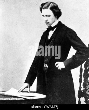 LEWIS CARROLL, (Charles Lutwidge Dogson) à 25 ans. Auteur d'Alice Wonderland, 1857. Avec la permission de la CSU : Archives / Everett Collection Banque D'Images