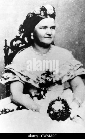 Mary Todd Lincoln, ch. Années 1860.. Avec la permission de la CSU : Archives / Everett Collection Banque D'Images