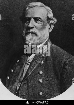 Robert E. Lee (1807-1870), célèbre Général des Confédérés dans la Guerre Civile des États-Unis, vers. Années 1860. Avec la permission de : CSU Banque D'Images