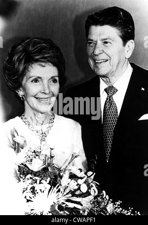 Nancy Reagan, Ronald Reagan. Avec la permission de la CSU : Archives / Everett Collection Banque D'Images