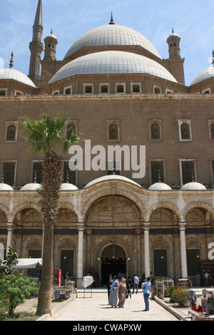 Mosquée Mohammed Ali d'entrée, Le Caire, Egypte Banque D'Images