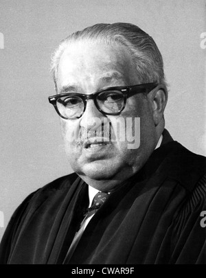 Thurgood Marshall (1908-1993) Juge de la Cour suprême des Etats-Unis, photo:5/5/76. Avec la permission des Archives / CSU : Banque D'Images